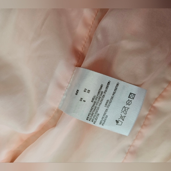 Red London Pink Faux Fur Collar Jacket - Picture 7 of 7